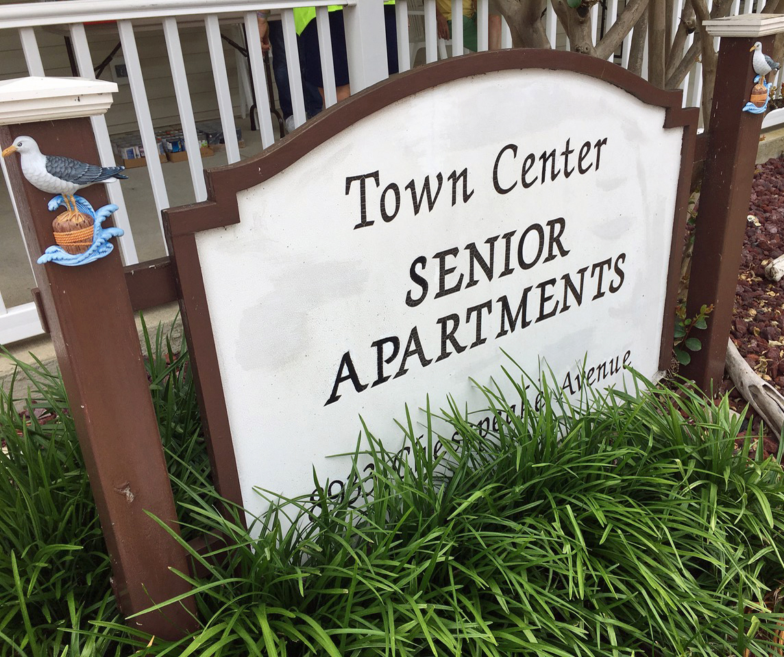 Sign of Town Center Senior Apartments